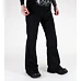 kalhoty gothic BLACK PISTOL Loon Hipster Denim Black 26
