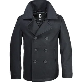 BRANDIT Pea Coat Černá 3XL