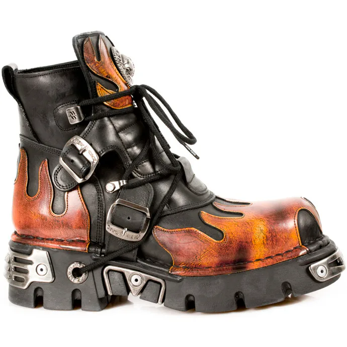 NEW ROCK 288-S1 Černá Červená 36